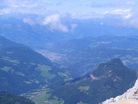 Panorama sulla Valle dell'Adige